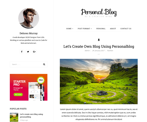 personal-blog-theme